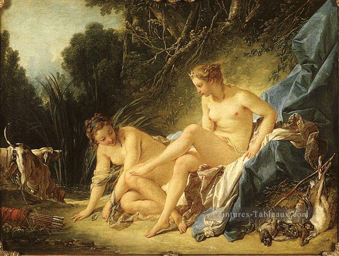 Diana se reposant après son bain François Boucher Nu Peintures à l'huile